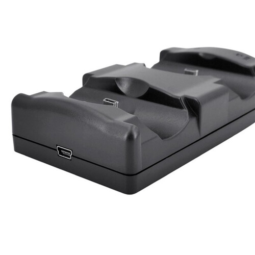 2X Double Chargeur USB Double Chargeur de Base D'Alimentation pour Manette  PS3 Move et Navigation Mobile 2