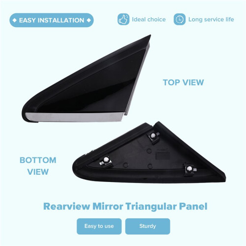 Car A Pillar Trim Panel Rearview Mirror Triangular Panel 2466901987 2466902087 for - B Class W246 2012-2018 2