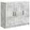 VidaXL vidaXL Sideboard Concrete Grey 89 x 34.5 x 77 cm Engineered Wood 4