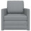 VidaXL vidaXL Folding Sofa Bed Light Grey 74 x 77 x 81 cm Fabric 5