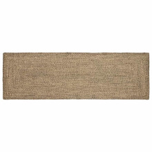 vidaXL Area Rugs Natural and Black 80 x 200 cm Jute