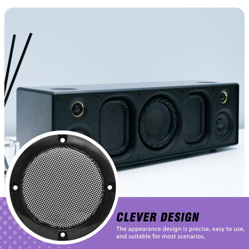 2\" Black Speaker Grill Cover Replacement