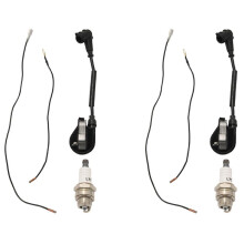 2X Bobina de IgniçãO com Vela de IgniçãO para 024 026 028 029 034 036 038 039 044 048 Ms240 Ms260 Ms290 Ms310 Ms360 Ms360C Ms390 Ms440 Ms640