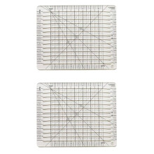2X Righello per Cucire Righello per Tagliare il Tessuto Strumenti per Trapuntare Forniture per Cucire Taglierina per Tessuti Modello Patchwork DIY 6