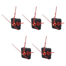 5X High Quality New Quartz Black Wall Clock Movement Mechanism Repair Parts Kit