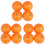 12 Pcs Soft Plastic Simulation Orange Fruit Home Decoration Burgundy 1