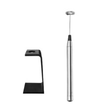 Elektrisk Mjölkskummare Kaffebryggare Handmixer Mald Skummixer Äggvisp Typ Praktisk med Ställ