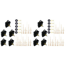 10Pcs 31MM Long Shaft DIY Quartz Clock Movement Mechanism Motor Kit for Clock Repair Tool Parts DIY Replacement A