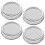 4 Pack Mason Jar Sprouting Lids Stainless Steel Rustproof Mesh Strainer for Seeds and Microgreens 1