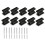 20 Pack Square Black Cabinet Knobs Drawer Dresser Knobs Cabinet Handles for Cupboard Bathroom Kitchen Cabinet Hardware 2
