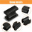 20 Pack Square Black Cabinet Knobs Drawer Dresser Knobs Cabinet Handles for Cupboard Bathroom Kitchen Cabinet Hardware 4