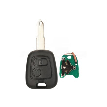 Compatible With Peugeot 207 307 407 Citroen C1 C2 C4 Remote Key With ID46 Chip