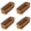 4X Desktop Cutlery Storage Basket Woven Basket Restaurant Tableware Drain Storage Box Tableware Storage Basket, Brown 1