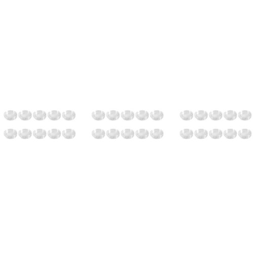 30 Pcs Small Round Transparent Plastic Coin Capsules Box 25mm