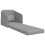 VidaXL vidaXL Folding Sofa Bed Light Grey 65 x 80 x 83 cm Fabric 5