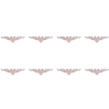 8X Wood Geschnitzte Ecke Onlay Applique Frame Decor Möbel Handwerk Unlackiert Typ: 20 X 5cm