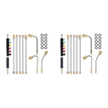 2X Pressure Washer Extension Wand Set -with Spray Nozzle Tips,1/4 Inch Quick Connect,for Anti-Leaked Ring 4000 PSI