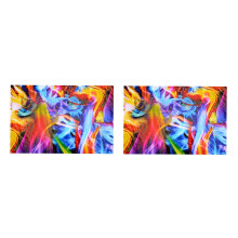 2X Rainbow Flames Hydrographic Film Water Transfer Printing Film Dip Film 50cmX100cm