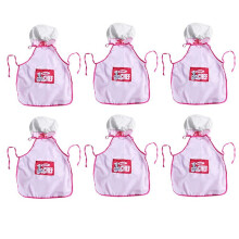 6X Childs Kids Chef Hat Apron Cooking Baking Boy Girl Chefs Junior Gift ()