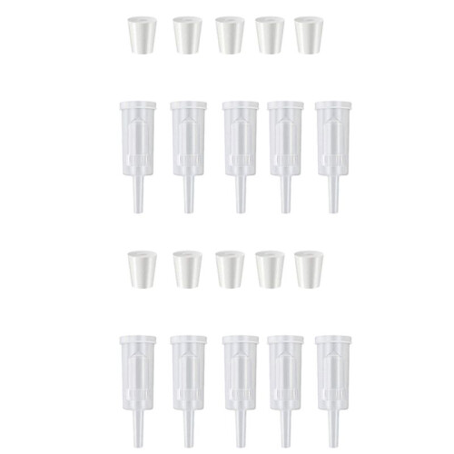 10 Pack Auslass Dicht Ventil mit Gummi Luft Schleusen Verschluss Doppel Luft Schleuse