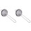 2X Cocktail Fine Strainer Stainless Steel Conical Mesh Strainer Professional Bar Tool 1