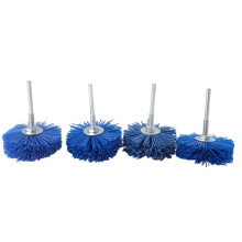4 Pieces 80x30x6Mm Drill Abrasive Wire Grinding Wheel Nylon Bristle Polishing Brush For Wood Furniture Mahogany Finish