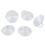15 Pcs Bathroom Kitchen Glass Clear Suction Cup Hook Wall Hangers 3