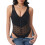 Body met V-hals, tops, drukknoopsluiting, bodyshaper, strings,-L 1