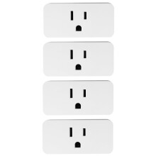4pcs Tuya WiFi US Standard Zigbee Socket Voice Phone Remote Control US Plug