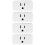4pcs Tuya WiFi US Standard Zigbee  Socket  Voice Phone Remote Control US Plug 1