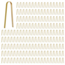Pinças de 500 Unidades, Utensílios de Cozinha Descartáveis, Pinças de Bambu, Pinças Naturais para Torradas para Cozinhar