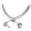 1 PCS Silver Metal  Pitter Olive Pit Easy Remover Hand Removal Core Tool Kitchen Fruit Vegetable Corers Pitter 1
