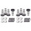 8Pack Pool Hose Adapter,Type A Pool Hose Connector for 1.5/1.25 Inch Vacuum Hose Adapters, Threaded Connection 1