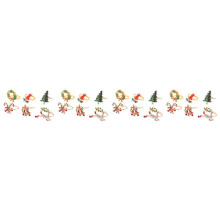Christmas Napkin Rings Sets of 24 Pcs, Gold Napkin Ring Holders Metal Dinner Tables Rings for Christmas Weddings Banquet