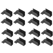 Stainless Steel Woodwork Pergola Kit - Upper Mount Bracket - Modular Sizing Pergola Hardware for 2 X 4 Lumber,16 Pack