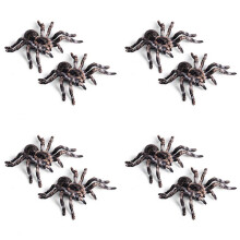 8Pcs 9.5cm Large Fake Realistic Spider Insect Model Toy Fun Halloween Scary Prop