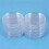 100 Pcs Small Round Transparent Plastic Coin Capsules Box 33mm 1