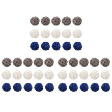 45Pcs Rattan Balls Decorative Orbs Vase Fillers Table Decor, for Ceiling Orb Grapevine Decorations