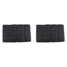 2X Professional Cutlery Chef Bag - Knife Roll Bag for Chefs Fits to 22 Knives Black Chef Storage Bag