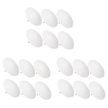 18PCS Papier Parasol Bruiloft Paraplu Partij Gunst 60cm Bamboe Paraplu'S voor Bruids Douche Centerpieces Foto Props