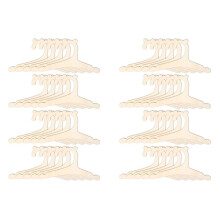 Houten Kinderhangers, 40 Stuks Babykleerhanger voor Kleding 9In Kinderbaby Peuter Kinderen Houten Hangers, voor Kleding en Broek