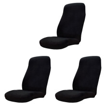 3X Cubierta de la Silla del Asiento del Escritorio del Ordenador de Oficina del Estiramiento Giratorio Anti-Sucio Fundas EláSticas Impermeables para