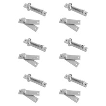 6X Bisagra de Puerta Pivotante de Acero Inoxidable Bisagra de Pivote Resistente para Puertas de Madera Eje de 360 Grados Sistema de Bisagra Murphy de