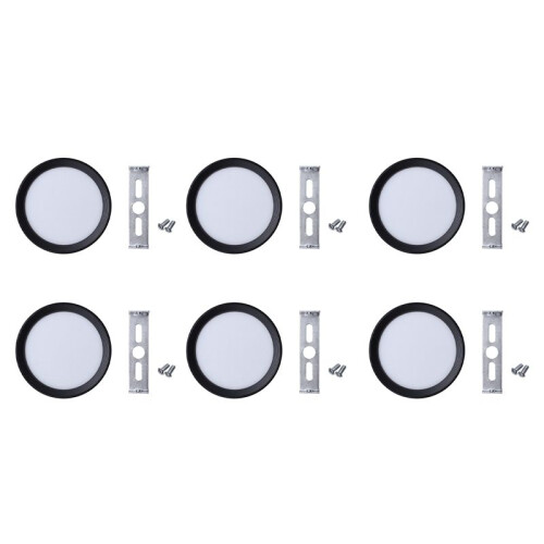 6X Round Surface Mounted Led Downlight Ceiling Lamps Spot Light 220V Ceiling Lamps