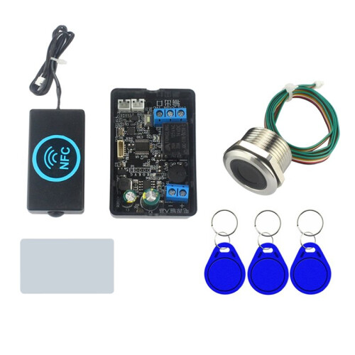 Fingerprint Access Controller NFC Electric Lock Control Relay Module IC Card Induction  S3 Fingerprint and NFC