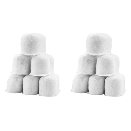 12-Pack Kolfilter Kompatibla för  BWF100-Maskiner, Byte Av Vattenfilter för  Espressomaskin