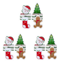 24 Pcs Christmas Sponges Kitchen Dual Sided Dish Sponges for Washing Dishes Santa Christmas Tree Gingerbread