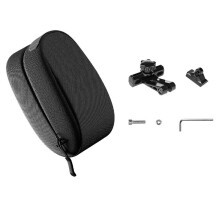 ENLEE Bike Saddle Bag Adjustable Bicycle Bag, Quick-Release Tail Bag Cycling Pack for Mountain Road Bikes