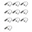 10X 9Pin USB Header Splitter with  Power Cable, Internal USB Hub Extension USB 2.0 Splitter Connector 1