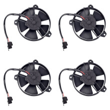 4X 30103011 12V Straight Paddle Blade Cooling Fan 5.2 Inch for Racing Moto ATV and Cooler VA31A10146A
